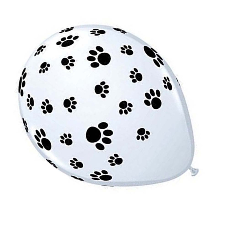 Set St Ck Pfoten Hund Katze Footprint Latex Ballons Hundeparty