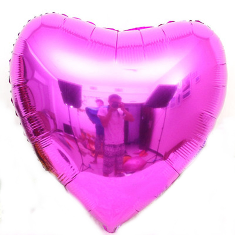 Zoll Ca Cm Herz Love Folien Ballon Pink Liebe Folie Herz