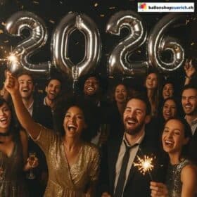 Zahlenballon Set 2026 Silvester Neujahr Fotozone 100 cm