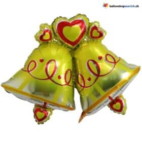 Grosse Weihnachten Glocken Jingle Bells Neu Jahr Herzen Gold Dekoration Folien Luft Ballon