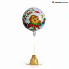 Globo de oso navideño Decoración de oso de peluche de Feliz Navidad