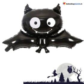 Воздушный шар в форме летучей мыши из фольги для Хэллоуина, наполненный гелием, для вечеринки и детского праздника