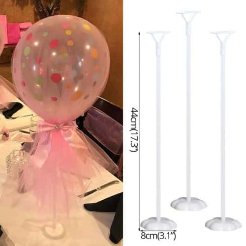 Ballonhalter Säulen Kunststoff Sticks Dekoration Tisch Deko Bankett Geburtstagsfeier Dekorationen Kinder Erwachsene Hochzeit 44cm