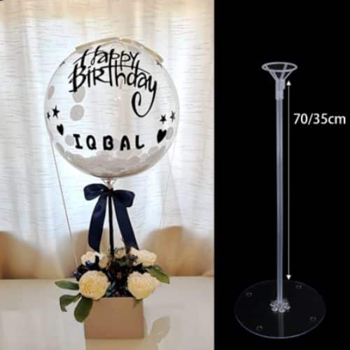 Ballonständer, Ballonhalter Säulen Kunststoff Sticks Dekoration Tisch Deko Bankett Geburtstagsfeier Dekorationen Kinder Erwachsene Hochzeit