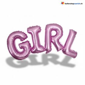 Boy oder Girl Folienballon Schriftzug Baby