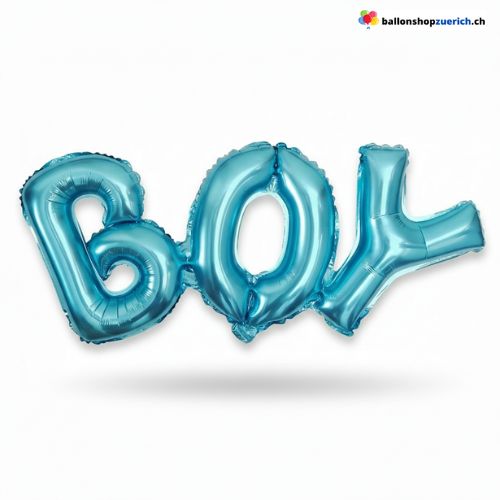 Boy oder Girl Folienballon Schriftzug Baby