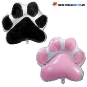 Fussabdruck - Pfote Hund/ Katze Geburtstagsparty / Geburtstagsfeier Dekorationen "Party mit Dein Liebling und mach schöne Fotos Luftballon