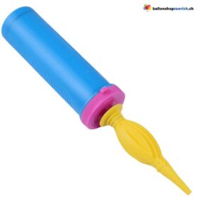 Nützliche mittelgrosse Ballon Pumpe für Ballons Latex und Folie Hand Pumpe