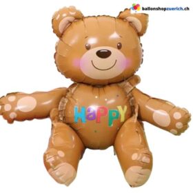 Teddybär HAPPY Folienballon