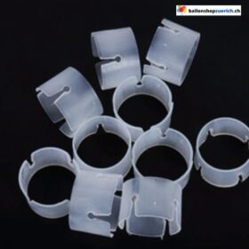 Ballon Zubehör – Set 10 Ballon Ring Clips - Latex Ballone zu Blumen etc. bilden – anstecken von Ballonen, Ballone befestigen zur Deko etc.
