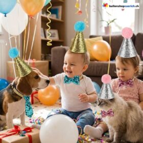 Festtags Set Hut & Fliege Pailletten