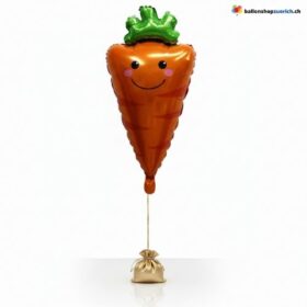 Karotte Ballon Orange Smiley Gemüse Ostern