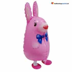 Luftballon Airwalker Kaninchen, Hase Osterhase Rosa oder Blau