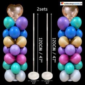 2 Sets Luftballon Ständer Säule Hochzeit Party Dekoration Ballon Kinder Geburtstag Party Ballon Baby Dusche