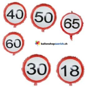 Luftballon Schild Zahl Geburtstag Jahrestag Tag Folienballons Luftballon Party Dekoration Nummern 18 30 40 50 60 65