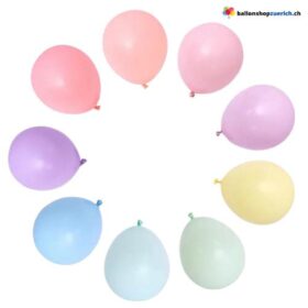 Set 5 Stück Macaron 30cm Pastell Ballons Hochzeit Baby Shower Jubiläumsfeier Luftballon Geburtstag