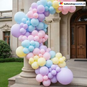 Ballon Girlande Macaron Pastell 164-teilig