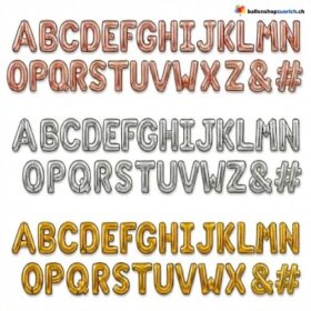 Buchstaben Ballon Klein
