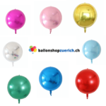 Folienballon  Blume Rosa oder Silber 58x55 cm Ballon 