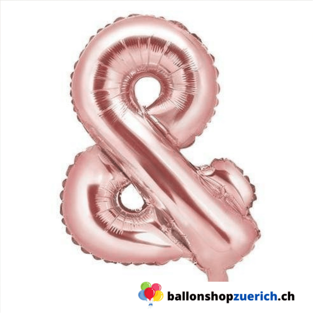 Buchstaben Folien Ballons 16 Zoll 40cm A B C D E F G H I J K L M N O P Q R S T U V W X Y Z Silber Gold Champagnergold Ballonshopzuerich Ch Zurich