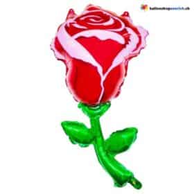 Grande palloncino floreale in foil raffigurante tulipani, rose, margherite e girasoli