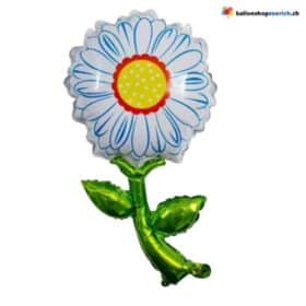 Grande palloncino floreale in foil raffigurante tulipani, rose, margherite e girasoli