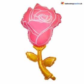 Grande palloncino floreale in foil raffigurante tulipani, rose, margherite e girasoli