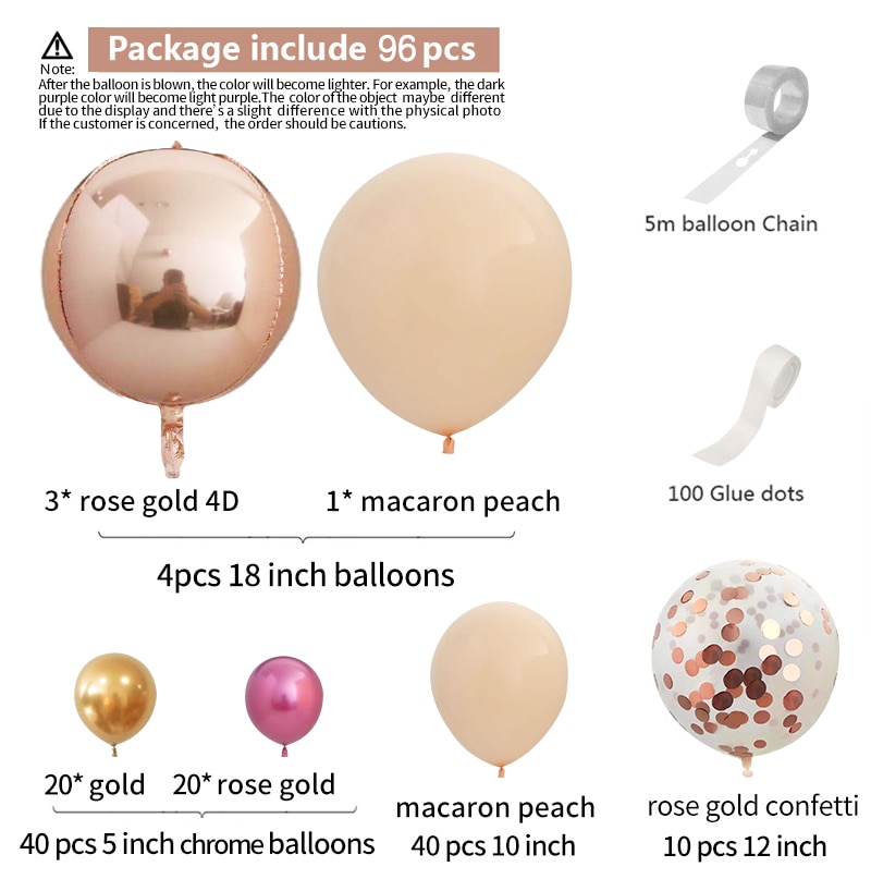 40 Stück Konfetti Ballons Helium Ballon Metallic Hochzeit Geburtstag sparty