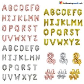 Kleine Buchstaben Luftballons