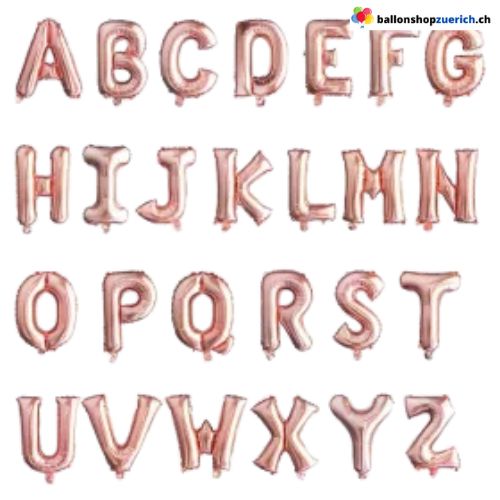 Kleine Buchstabenballon Luftballons Folie