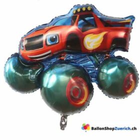 Racing Blaze Auto Car Motor Cross Monster Maschinen Ballon Geburtstag Party Boy Geschenk Luftballon