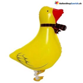 Luftballon Airwalker Ente / Gans Walking Spazieren, Gelb