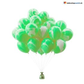 Marmor Ballons Agate Bunt Latex 5er Set