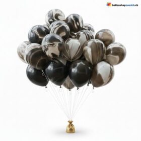 Marmor Ballons Agate Bunt Latex 5er Set