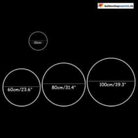 20/60/80/100cm Kunststoff Ring Ballon / Blumen Kranz Kreis Rahmen Hochzeitsdekoration Ballon Blumen Weihnachtsfeier Geburtstag Baby Party Dekoration