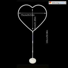 Herz Ständer Kunststoff