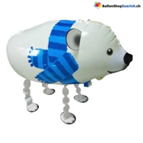 Luftballon Eisbär Airwalker Walking Spazieren