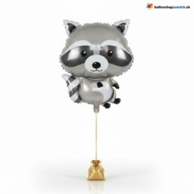 Waldtiere Ballon Fuchs Igel Waschbär Eichhörnchen