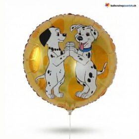 Dalmatiner Hunde Ballon Gold