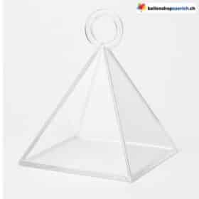 EDLE Transparente Pyramiden-Ballongewichte