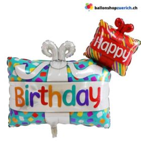 Grosser Geburtstags Ballon Happy Geschenk Birthday Dekoration Kinder Geburtstag Party Heliumballon