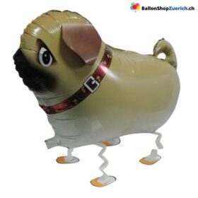Luftballon Mops Hund Airwalker Walking Spazieren Pet Folien Ballon Tier Ballon Kinder Party Geburtstag Dekoration