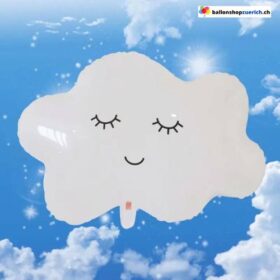 Luftballon Weisse, lächelnde Wolke Himmel Party Folienballon Babyparty Dekoration alles Gute Babyparty Mädchen Jungen Ballon