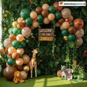 Ballon Girlande Jungle Safari 205-teilig