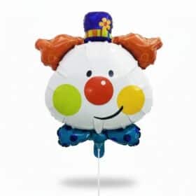 Clown Face Balloon Colorful Kids Party