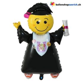 Congrads Grad ! Gratulation Diplom Doktor Arzt Folie Luftballon Abschluss Herzlichen Glückwunsch Abschlussfeier Prüfung Matura Studium Ballons