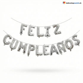 Feliz Cumpleaños Buchstaben Ballon Girlande