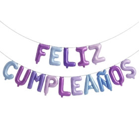 Feliz Cumpleaños Buchstaben Ballon Girlande