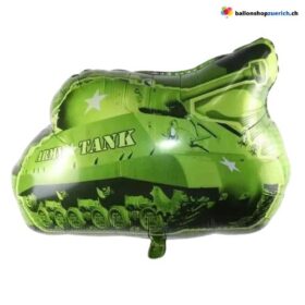 Grosser Army Panzer Ballon Dekoration Folien Ballon Luftballon