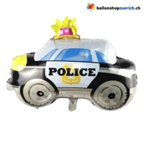 Grosser Polizei Auto Polizeiauto Ballon Kinder Dekoration Folien Ballon Luftballon